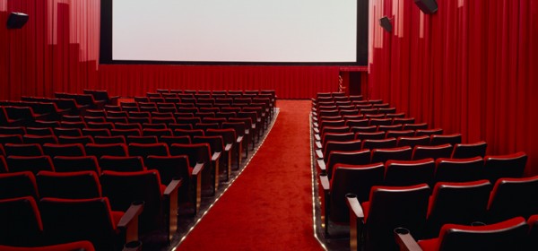 Interior of a Movie Theater Interior of a Movie Theater